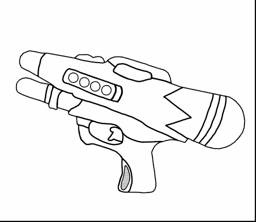 Water Gun Drawing at GetDrawings | Free download