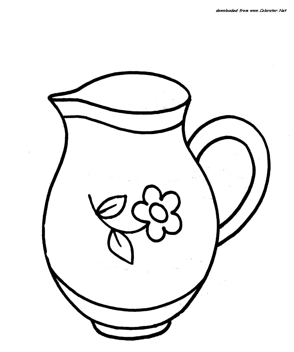 Water Pitcher Drawing at GetDrawings | Free download