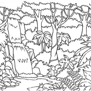Waterfall Drawing For Kids at GetDrawings | Free download