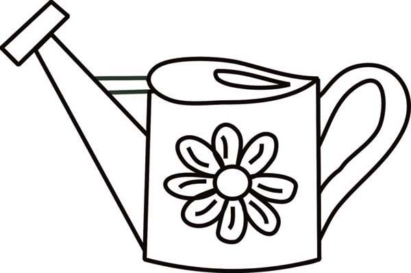 Watering Can Drawing at GetDrawings | Free download