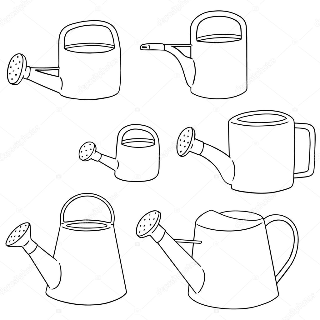 Watering Can Drawing at GetDrawings | Free download