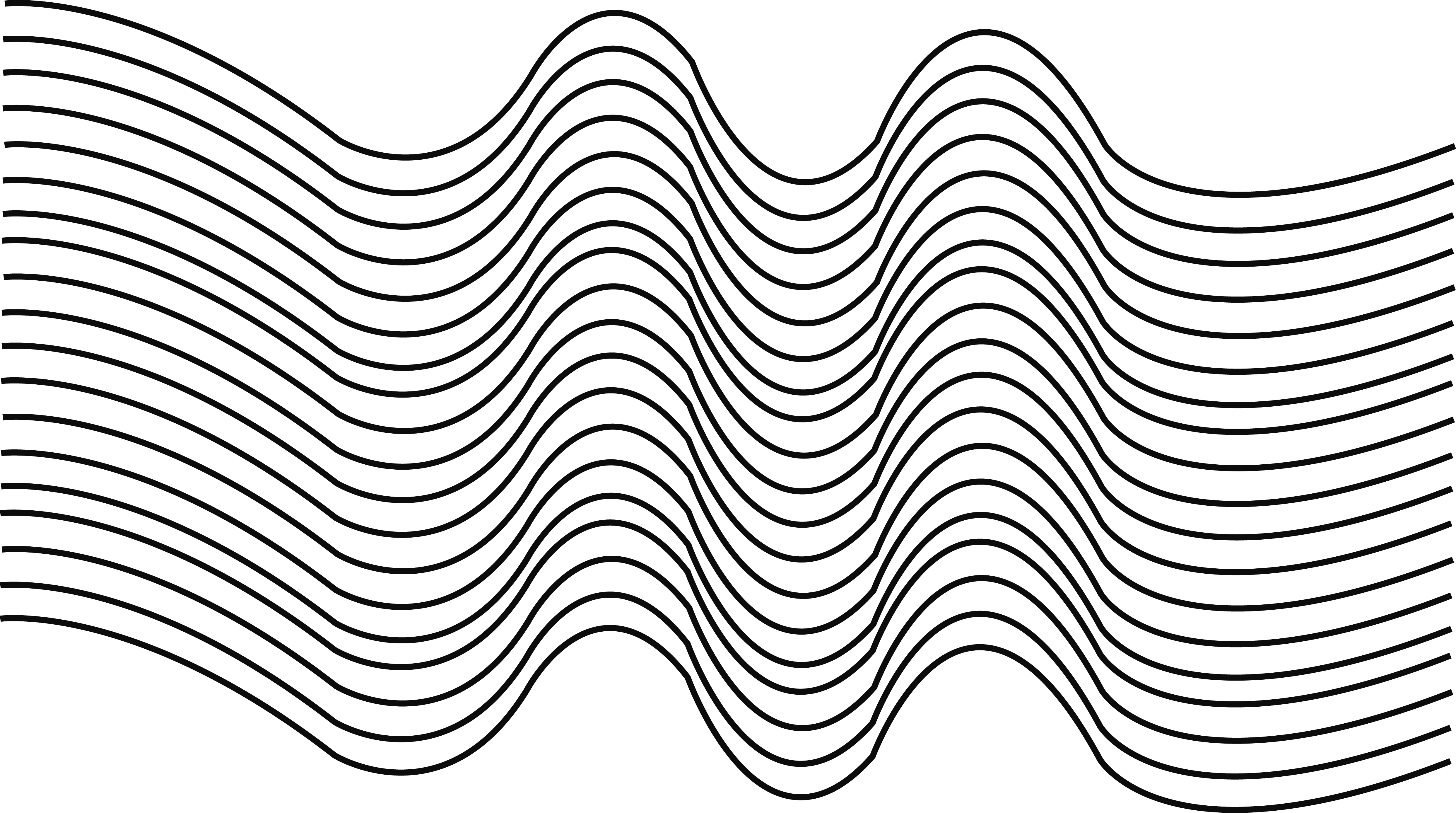 Waves And Lines Wave Line Drawing At Getdrawings Free.