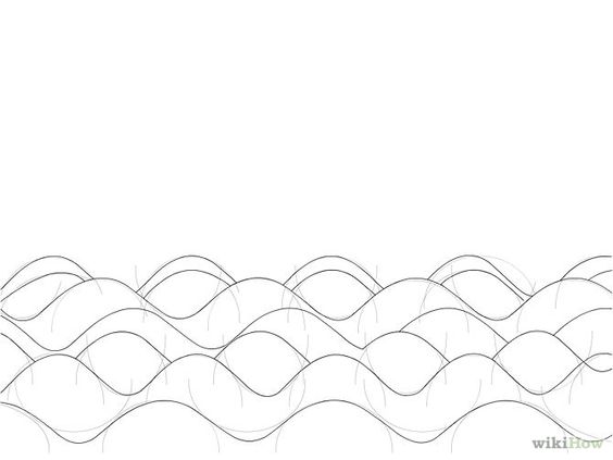 Wave Line Drawing at GetDrawings | Free download