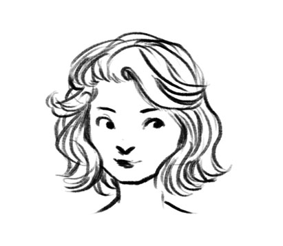 The Best Free Curly Hair Drawing Images Download From 4077 Free