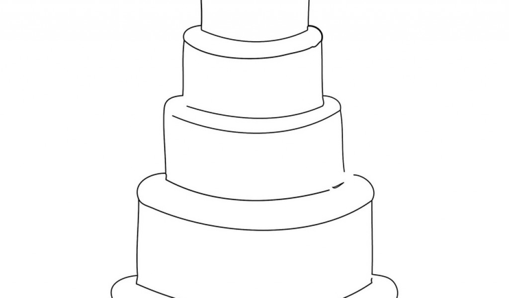 Wedding Cake Drawing At Getdrawings 