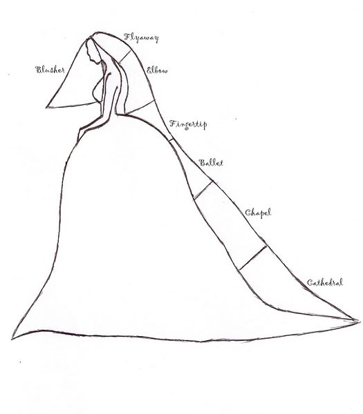 Wedding Veil Drawing at GetDrawings Free download