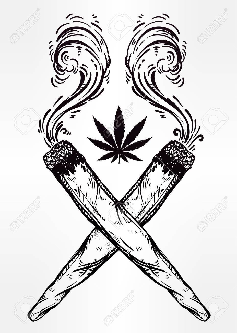 Weed Joint Drawing at GetDrawings Free download