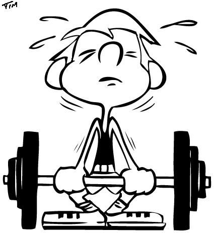 Weight Lifting Drawing at GetDrawings | Free download