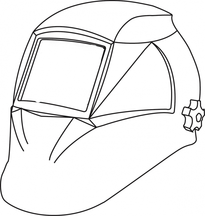 Welding Helmet Drawing Getdrawings Sketch Coloring Page.