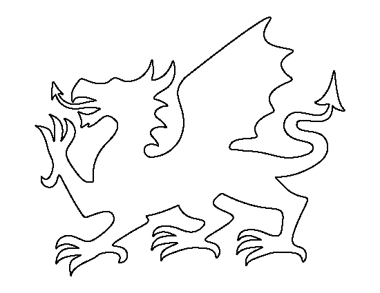 How To Draw The Dragon On The Wales Flag