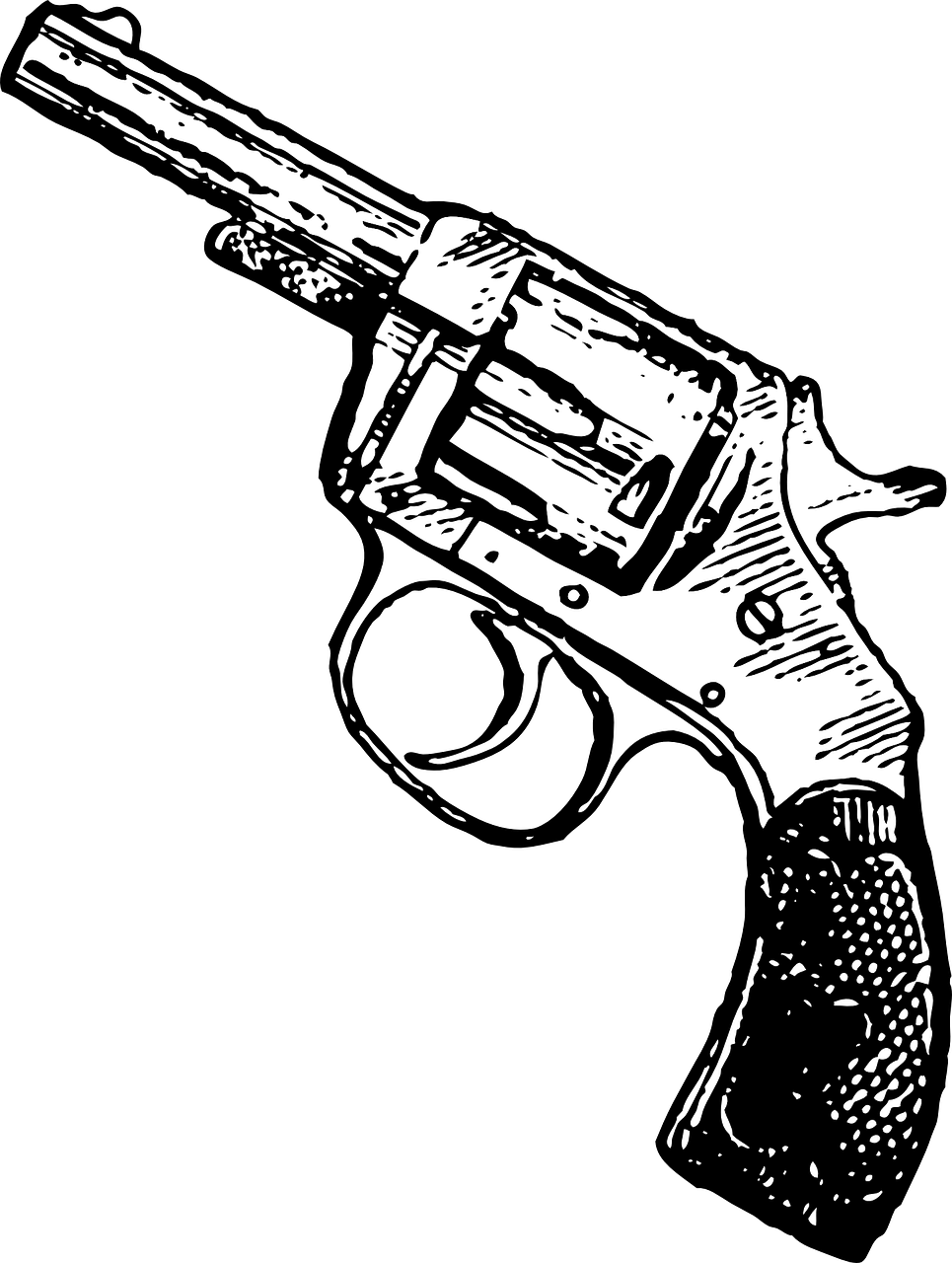 Western Revolver Drawing at GetDrawings Free download