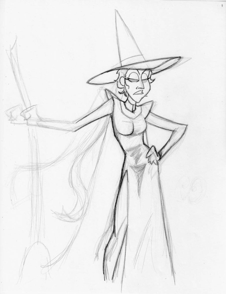 Wicked Witch Drawing at GetDrawings Free download