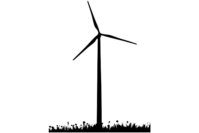 Wind Turbine Drawing at GetDrawings | Free download