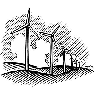 Wind Turbines Drawing at GetDrawings | Free download