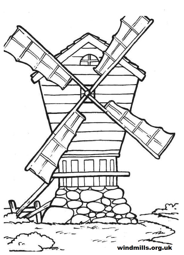 Windmill Drawing at GetDrawings | Free download