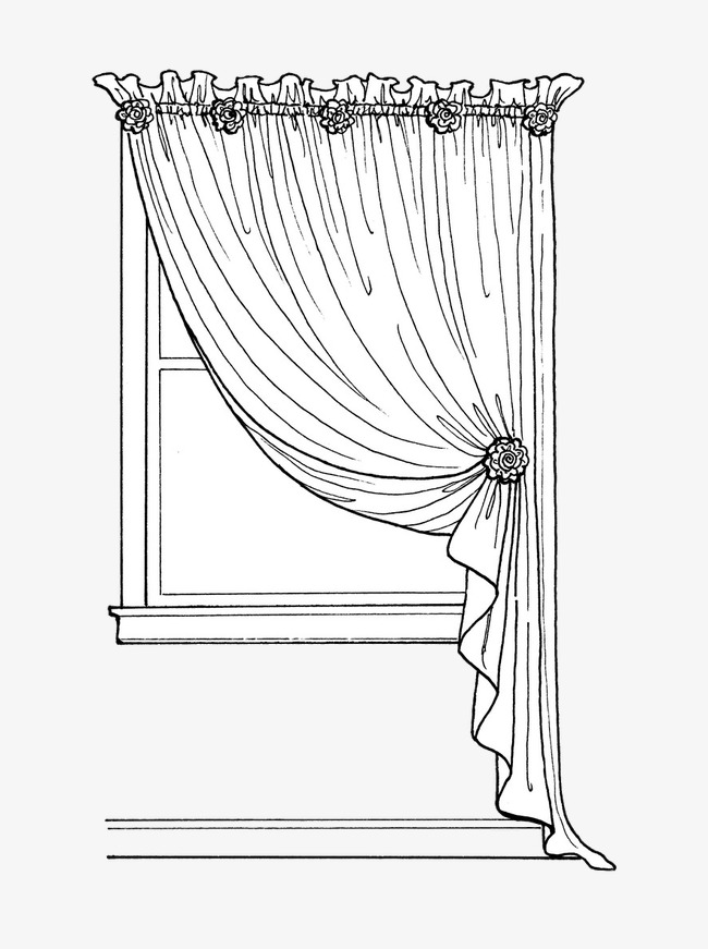 The best free Curtain drawing images. Download from 259 free drawings