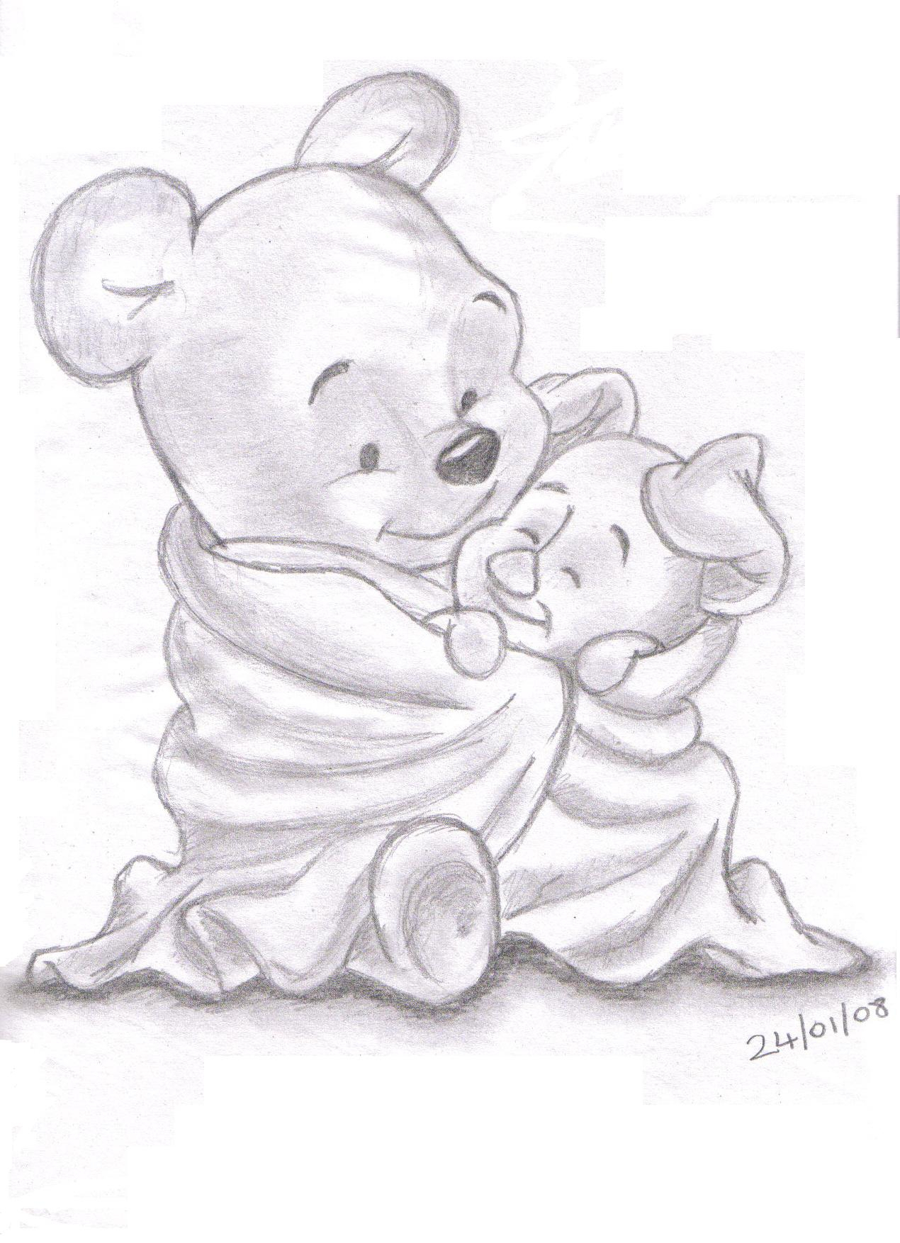 Winnie Pooh Characters Drawing at GetDrawings Free download