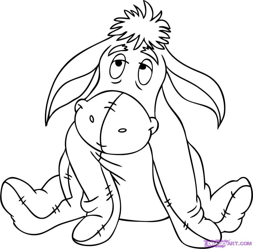 Winnie The Pooh Line Drawing at GetDrawings Free download