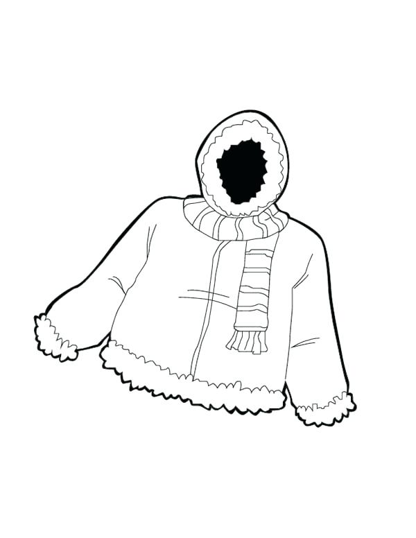 Winter Jacket Drawing at GetDrawings | Free download