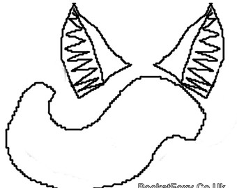 Wolf Ears Drawing at GetDrawings | Free download