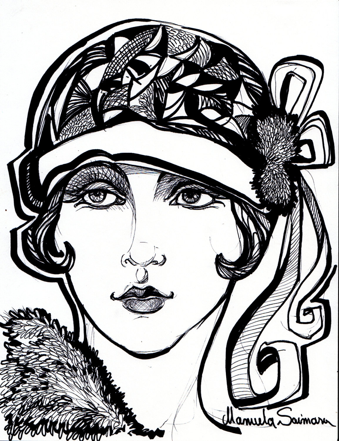 The best free Art deco drawing images. Download from 73680 free
