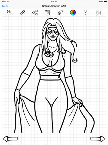 Women Superhero Drawing at GetDrawings | Free download