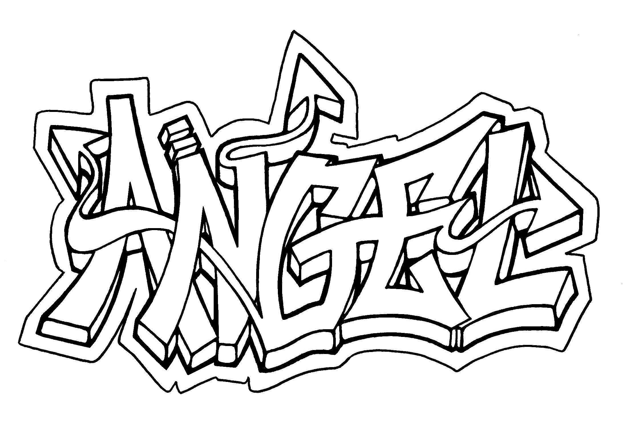 2247x1545 Learn To Draw Graffiti Angel Art