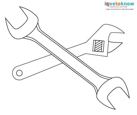 Wrench Drawing at GetDrawings | Free download