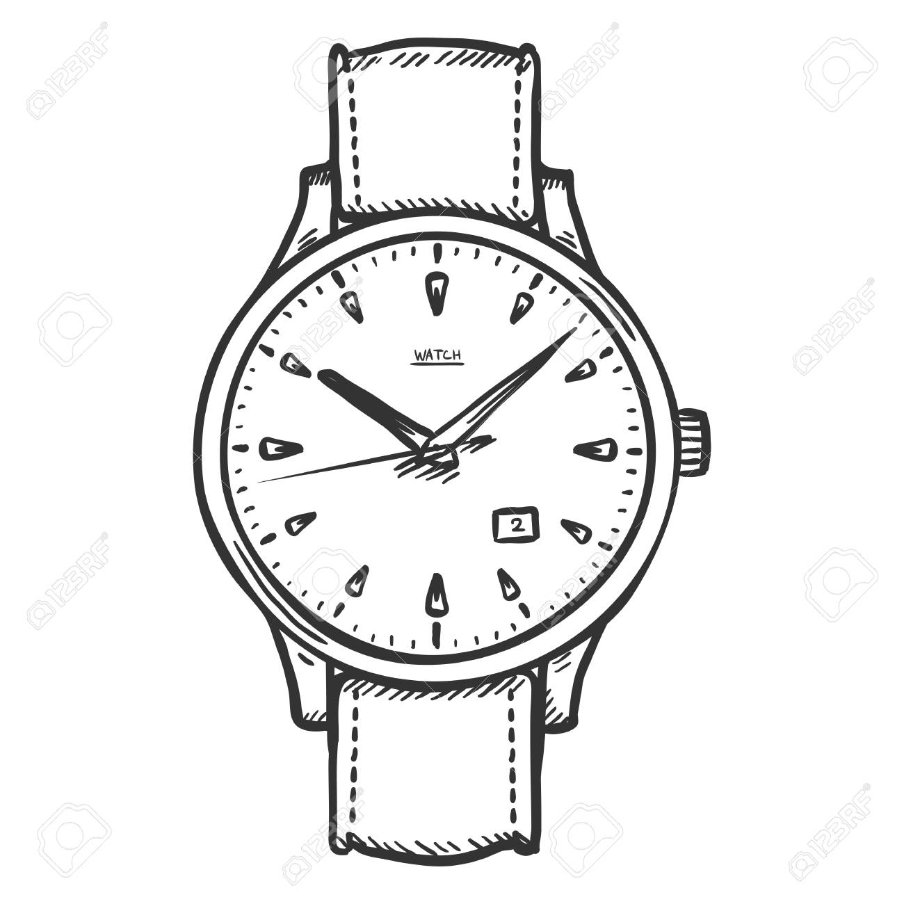 Wrist Watch Drawing at GetDrawings | Free download