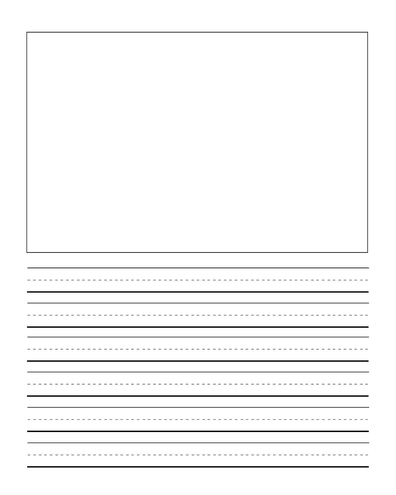 Free Printable Draw And Write Paper Get What You Need For Free