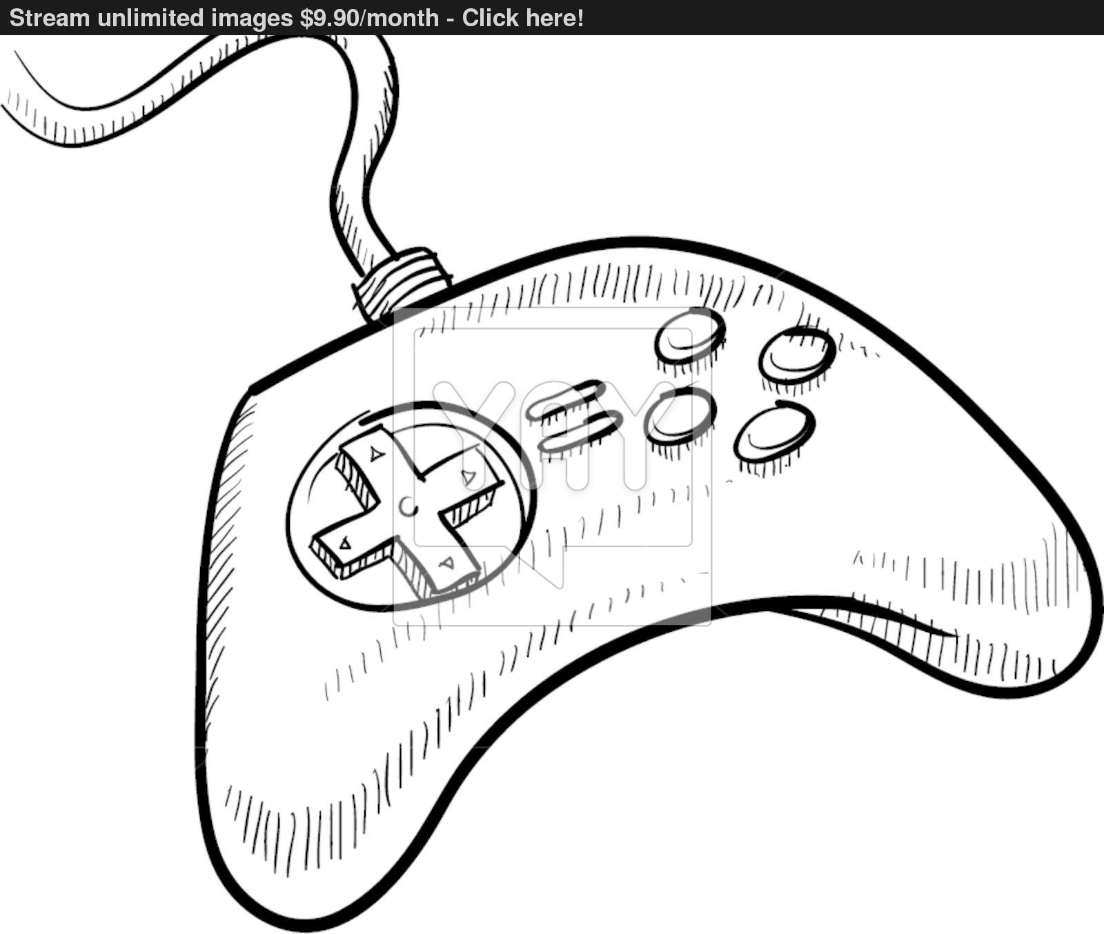 Xbox Controller Drawing at GetDrawings | Free download