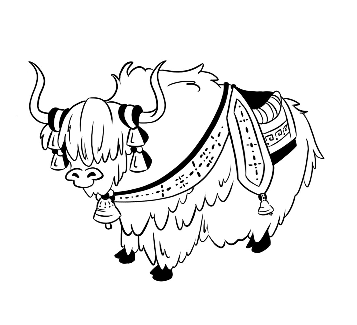 Yak Drawing at GetDrawings | Free download