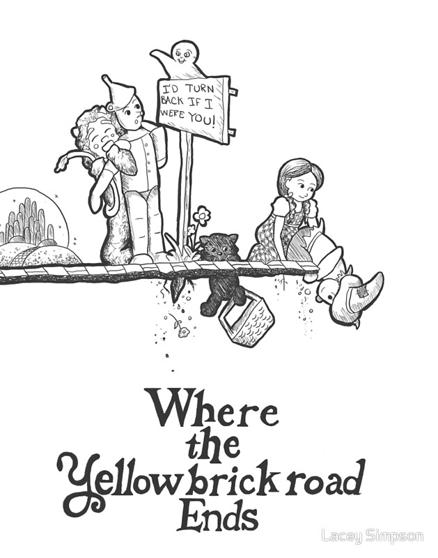 Yellow Brick Road Drawing at GetDrawings Free download
