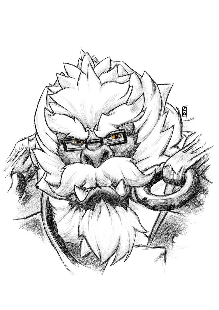 Yeti Drawing at GetDrawings | Free download