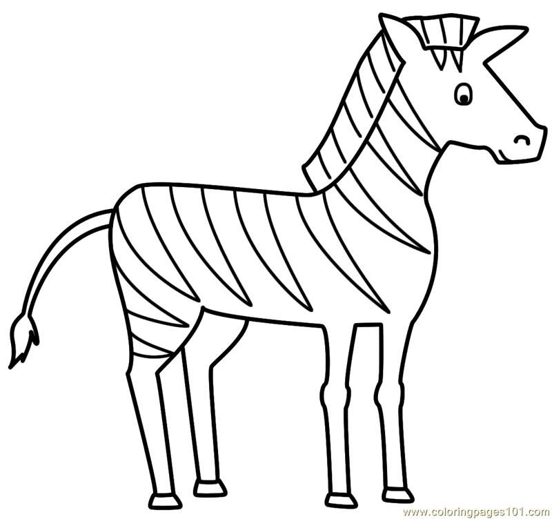 Zebra Line Drawing at GetDrawings | Free download