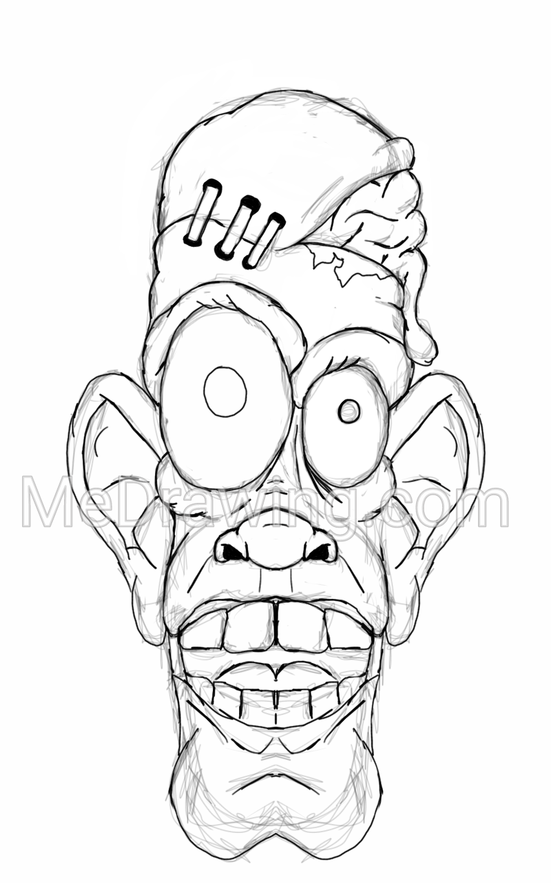 Zombie Cartoon Drawing at GetDrawings | Free download