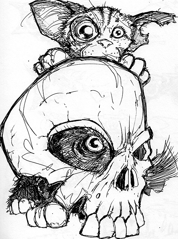 Zombie Cat Drawing at GetDrawings Free download