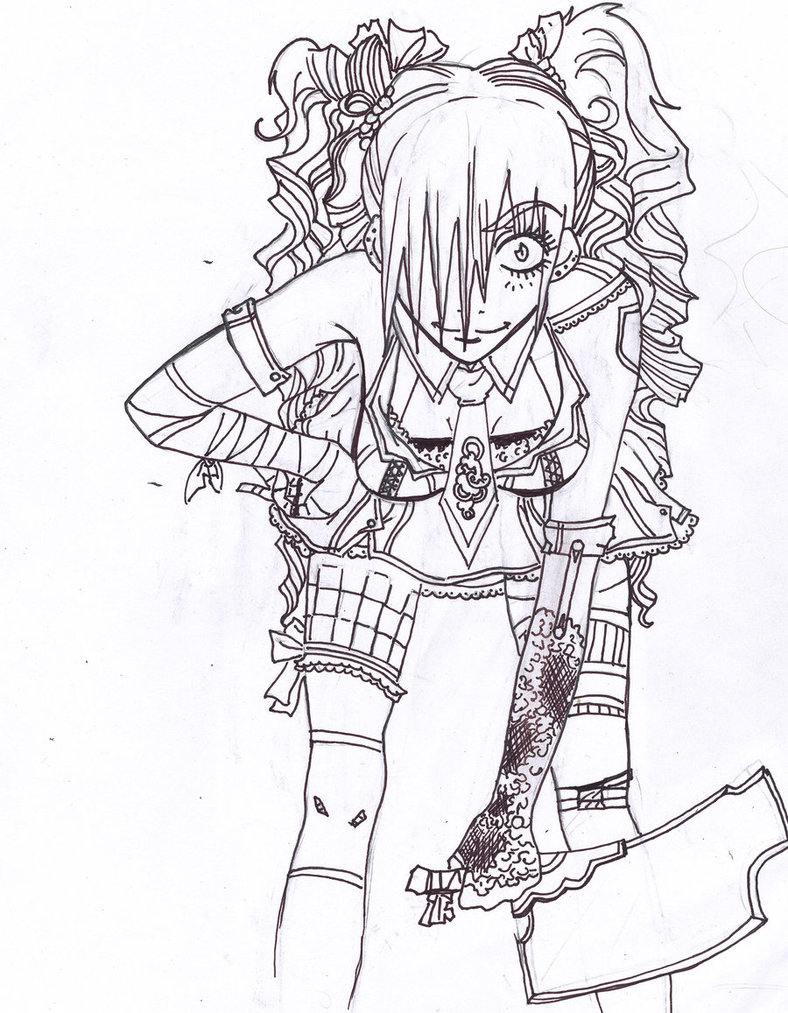788x1013 Another Freak Zombie Girl By Ithilsdiaries.