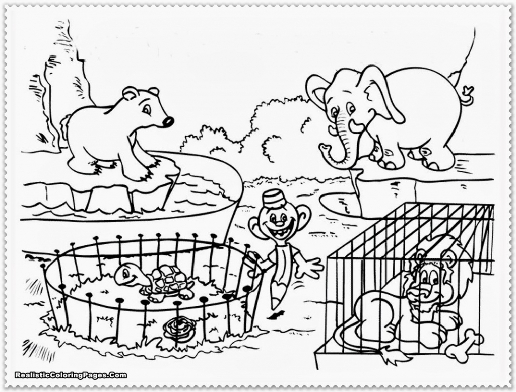 Zoo Cartoon Drawing at GetDrawings | Free download