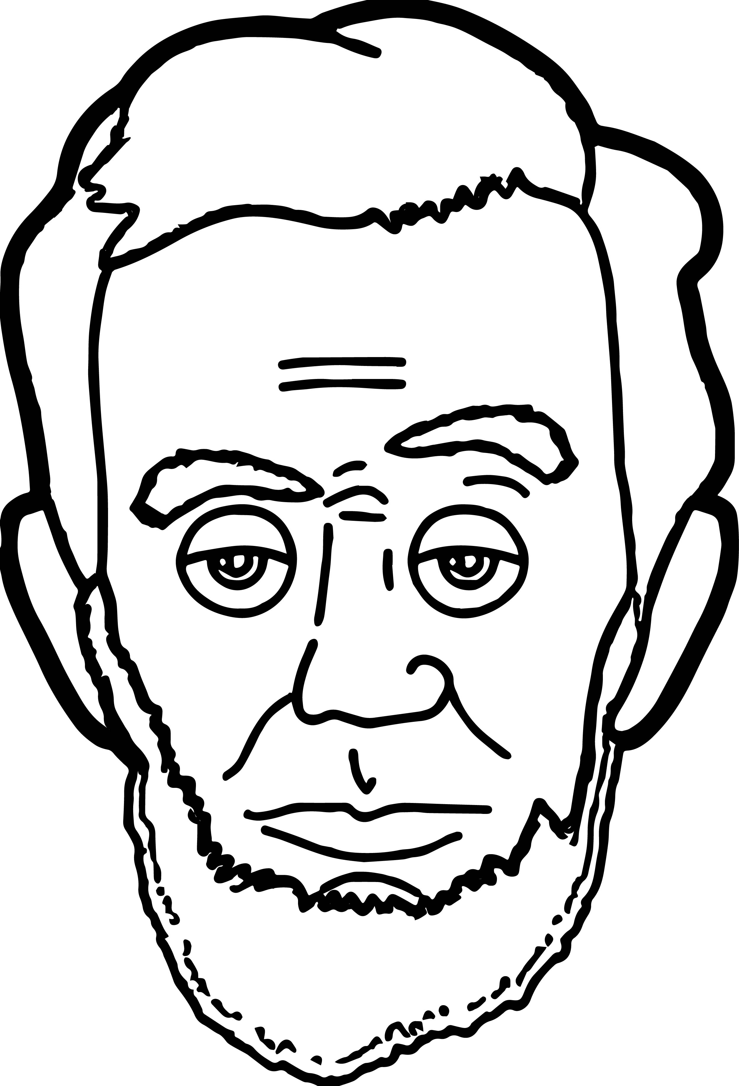 Abraham Lincoln Silhouette Outline at GetDrawings | Free download