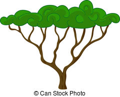 Acacia Tree Silhouette Clip Art at GetDrawings | Free download