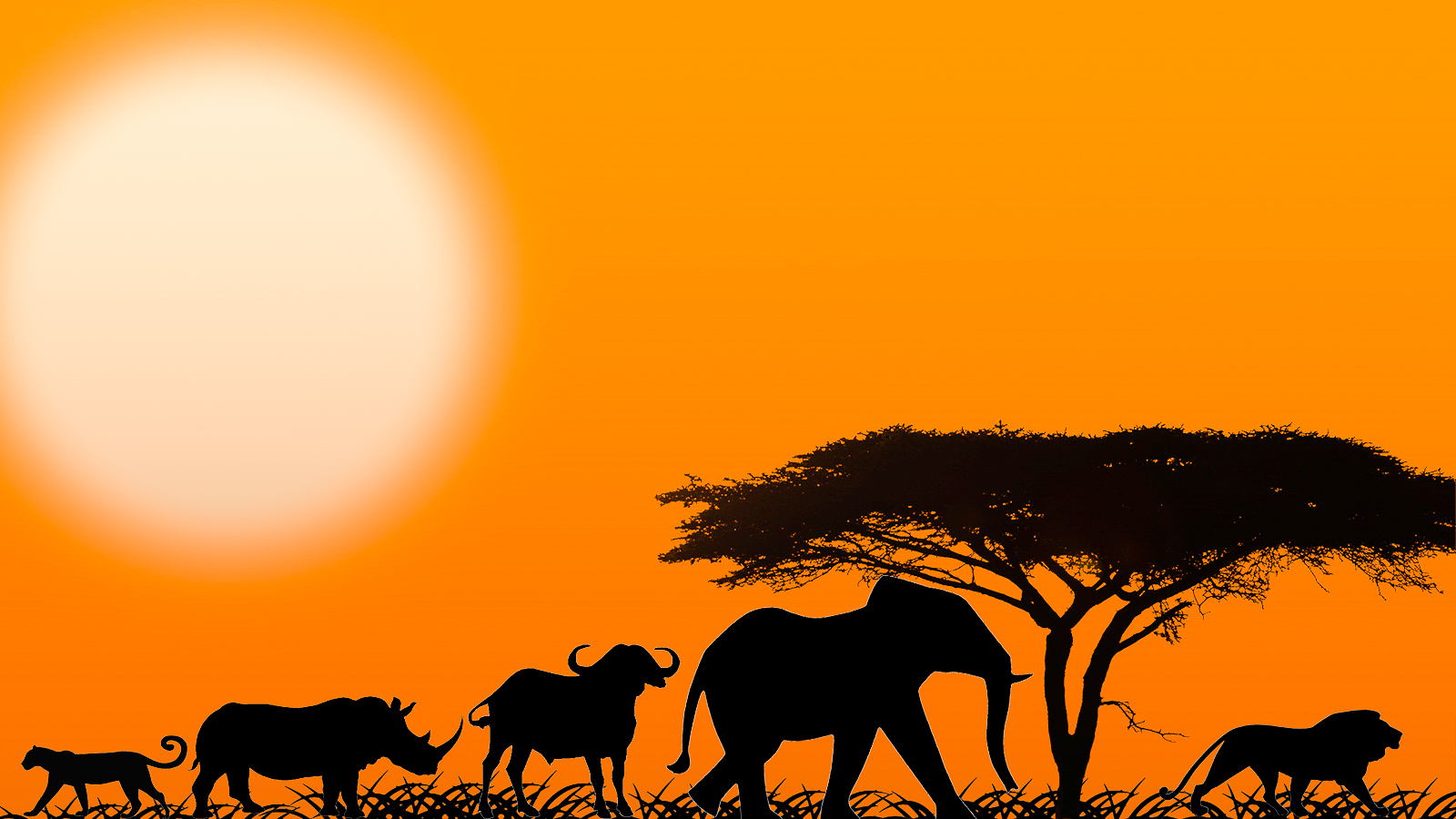 African Landscape Silhouette at GetDrawings.com | Free for personal use