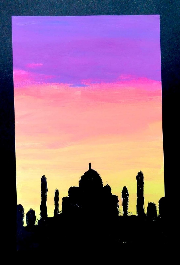 African Sunset Silhouette at GetDrawings | Free download