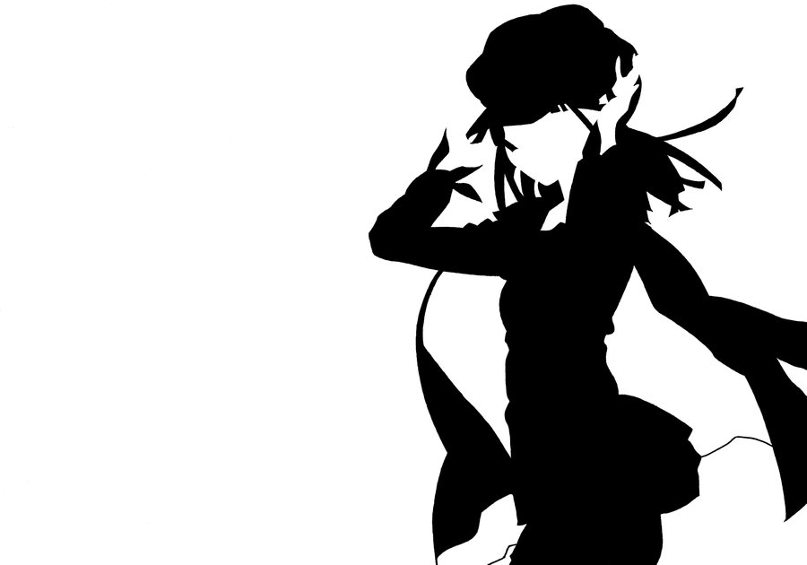 Anime Silhouette at GetDrawings | Free download