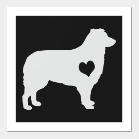 Australian Shepherd Silhouette At Getdrawings Free Download