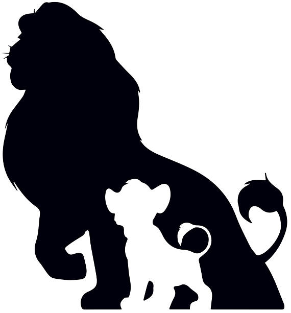 The best free Simba silhouette images. Download from 61 free