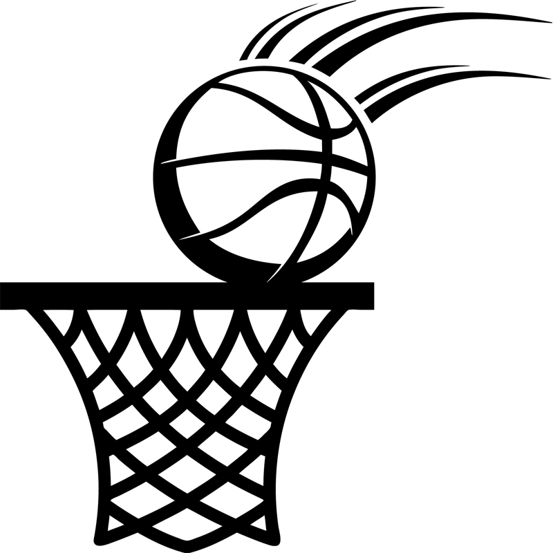 basketball swish clip art svg