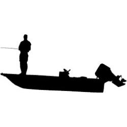 Download Bass Boat Silhouette at GetDrawings | Free download