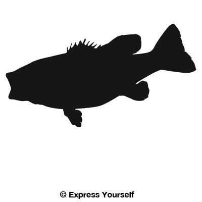 bass fish silhouette