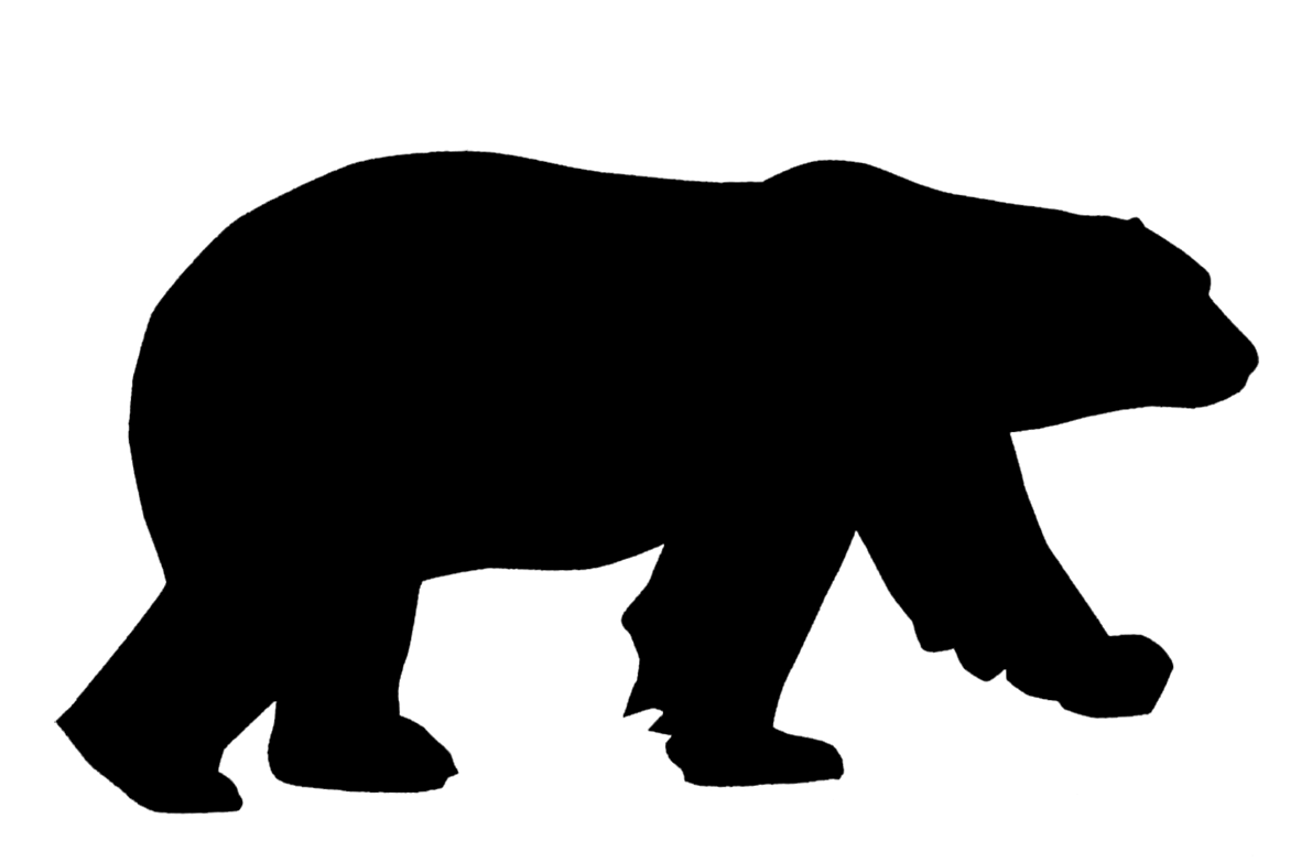Bear Standing Silhouette at GetDrawings Free download